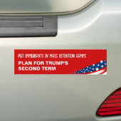 immigrantenzwerver bumpersticker (Op auto)