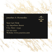 Immigratie advocaat of advocaat Elegante foto Visitekaartje