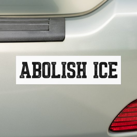 Immigratie Afschaffing ICE Bumpersticker (Op auto)