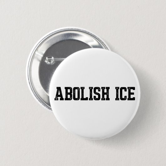 Immigratie Afschaffing ICE Ronde Button 5,7 Cm (Voorkant /achterkant)