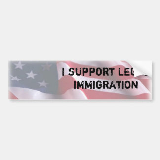 Immigratie Bumpersticker