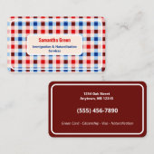 Immigratie Burgerschap Visitekaartje (Voorkant / Achterkant)