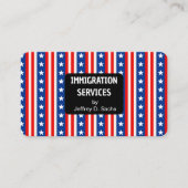 Immigratie- en naturalisatiediensten visitekaartje (Voorkant)