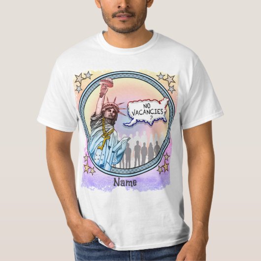 Immigratie Politiek T-shirt (Voorkant)