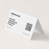 Immigratie QR Foto Visitekaartje (Achterkant)