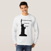 Immigratie VS t-shirt (Voorkant volledig)
