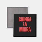 Immigratierechten Chinga La Migra 2025 Magneet (Voorkant / Achterkant)