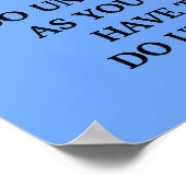 Immigratievluchtelingen  politieke Cartoon Poster (Hoek)