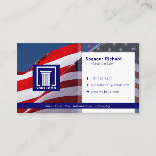 Immigration Attorney Modern Visitekaartje