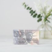 Immigration Attorney New Business Cards Visitekaartje (Staand voorkant)