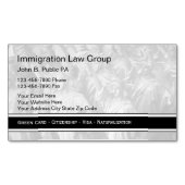Immigration Attorney Visitekaartjes Magnet Magnetisch Visitekaartje (Voorkant)