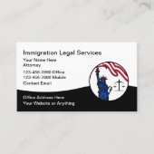 Immigration Naturalization Attorney Visitekaartje (Voorkant)