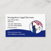 Immigration Naturalization Attorney Visitekaartje (Voorkant)