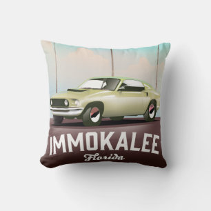 Immokale Florida Supercar reisposter Kussen