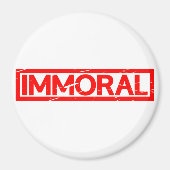Immorele Stempel Magneet (Voorkant)