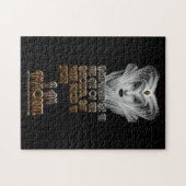 Immortal van schoonheid - oog van de houder legpuzzel (Horizontaal)
