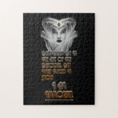Immortal van schoonheid - oog van de houder legpuzzel (Verticaal)