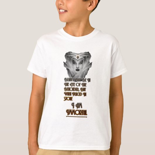 Immortal van schoonheid - oog van de houder t-shirt (Voorkant)