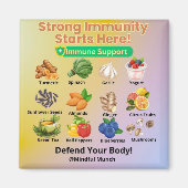 🛡️Immune Boosting Fridge Magnet (Voorkant)