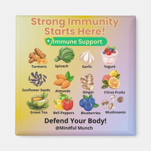 🛡️Immune Boosting Fridge Magnet (Voorkant)