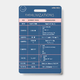 Immunisatie Snel Referentie Badge