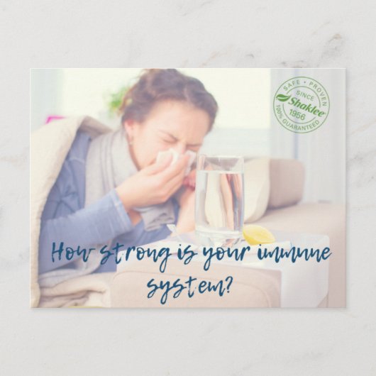 Immuniteit Briefkaart (Voorkant)