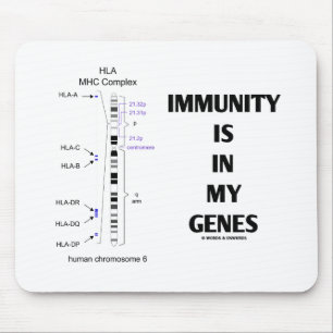 Immuniteit is in mijn genen (immunologisch chromos muismat