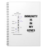 Immuniteit is in mijn genen (immunologisch chromos notitieboek (Voorkant)