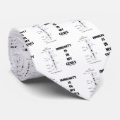 Immuniteit is in mijn genen (immunologisch chromos stropdas (Opgerold)