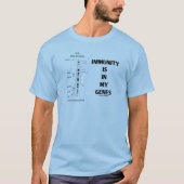Immuniteit is in mijn genen (immunologisch chromos t-shirt (Voorkant)
