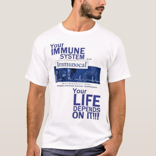 Immunocaal... Je leven hangt ervan af. T-shirt (Voorkant)