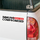 Immunogecompromitteerde Sticker voor hoogrisicomob (Op Truck)