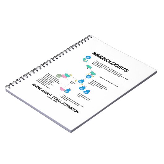 Immunologen weten over T-cel activering Notitieboek (Linkerzijde)