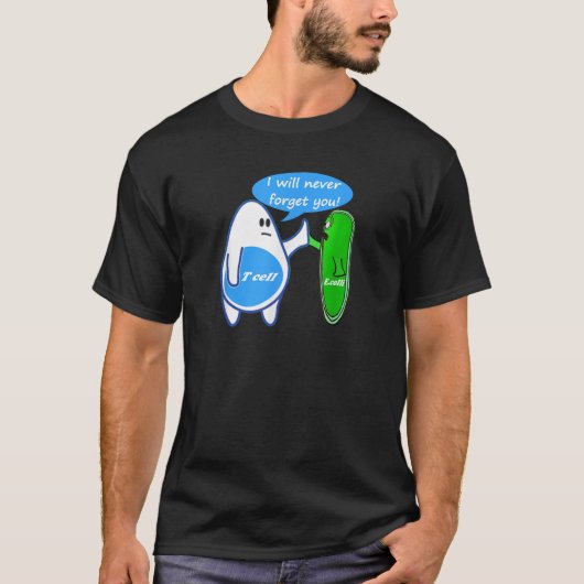 Immunologie Fun Shirt T-cel Nooit Vergeten (Voorkant)
