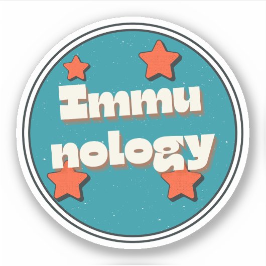 Immunologie Sticker (Voorkant)