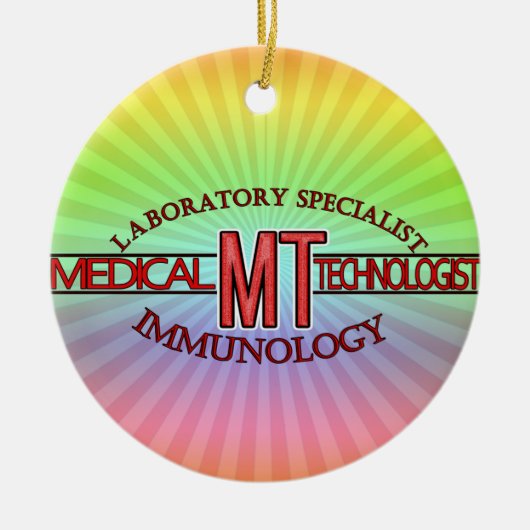 IMMUNOLOGISCHE SPECIALIST MT MEDISCHE TECHNOLOGISC KERAMISCH ORNAMENT (Voorkant)