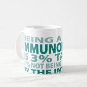 Immunoloog 3% Talent Koffiemok (Voorkant links)