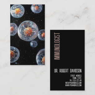 Immunoloog Allergoloog Doctor Medical Modern Bold Visitekaartje