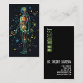 Immunoloog Allergoloog Doctor Medical Modern Bold Visitekaartje (Voorkant / Achterkant)