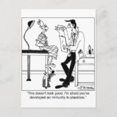 Immuunsysteem op Placebos Briefkaart (Voorkant)