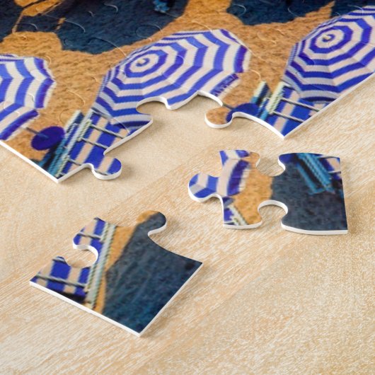Immuunsysteem Puzzle - Beach Umbrellas Legpuzzel (Zijkant)