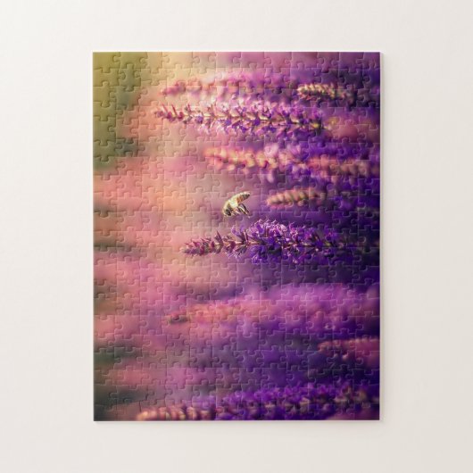 Immuunsysteem Puzzle - Bee op lavender Legpuzzel (Verticaal)