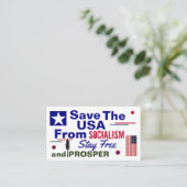 Immuunsysteemgezondheidssocialisme Visitekaartje (Staand voorkant)