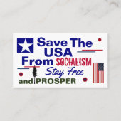 Immuunsysteemgezondheidssocialisme Visitekaartje (Voorkant)