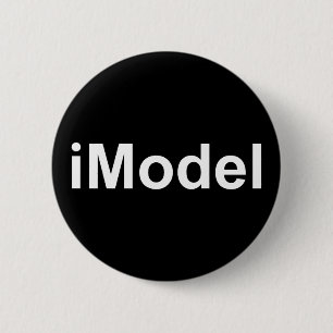 iModel niet iPhone of iPad leuk met humoristische Ronde Button 5,7 Cm