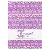 Imogen naam betekent harten letter I klembord (Achterkant)