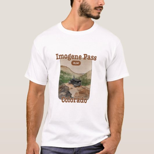 Imogene Pass, Colorado T-shirt (Voorkant)