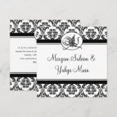 Imoleense bruisende bismillah-trouwenkaart kaart (Voorkant / Achterkant)