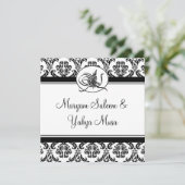 Imoleense bruisende bismillah-trouwenkaart kaart (Staand voorkant)