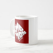 Imotion Art Is Pure – Red Art Quote Mug Koffiemok (Voorkant links)